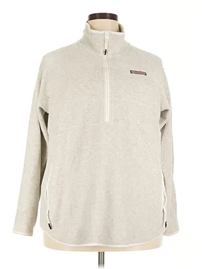 Pre-owned Vineyard Vines Fleece Jacket In Gray