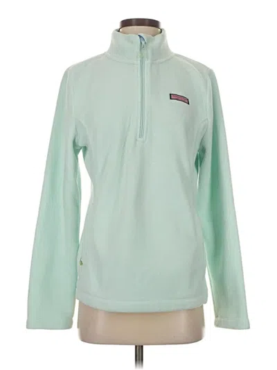 Pre-owned Vineyard Vines Fleece Jacket In Green