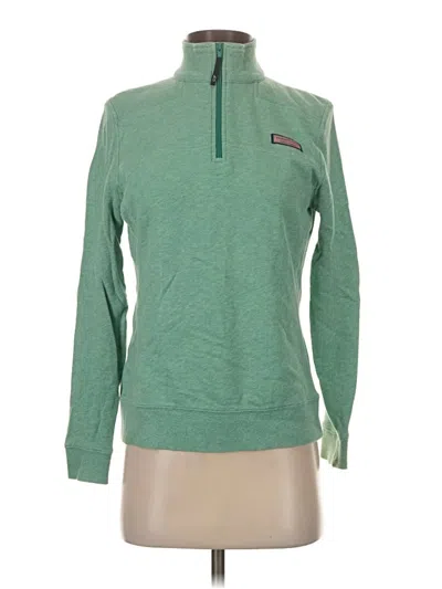 Pre-owned Vineyard Vines Fleece Jacket In Green