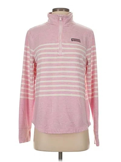 Pre-owned Vineyard Vines Fleece Jacket In Pink