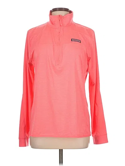 Pre-owned Vineyard Vines Fleece Jacket In Pink