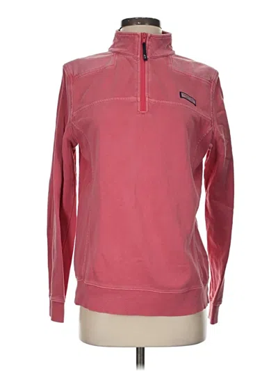 Pre-owned Vineyard Vines Fleece Jacket In Pink