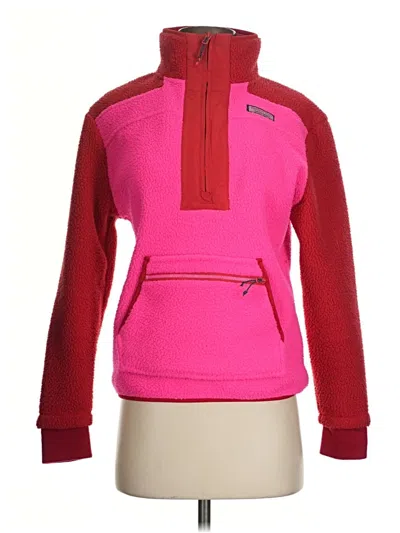 Pre-owned Vineyard Vines Fleece Jacket In Pink