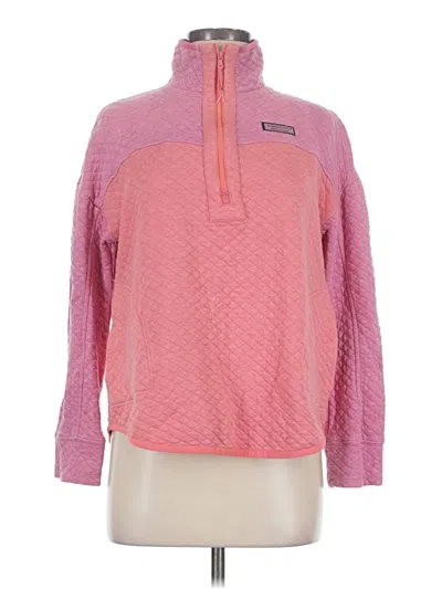 Pre-owned Vineyard Vines Fleece Jacket In Pink