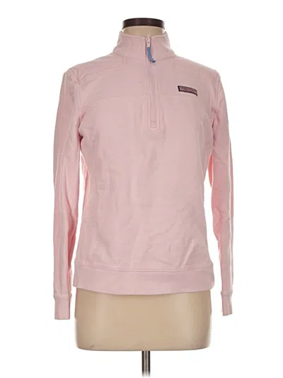 Pre-owned Vineyard Vines Fleece Jacket In Pink