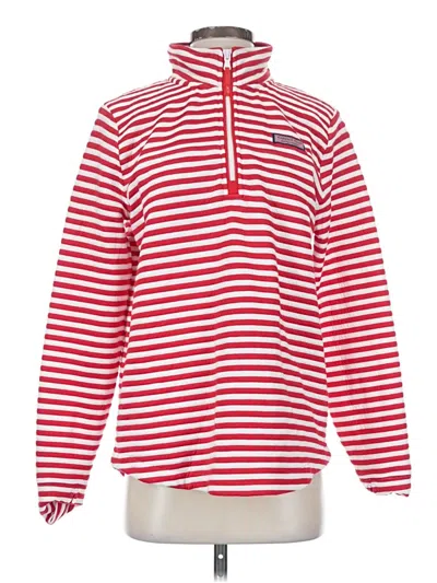 Pre-owned Vineyard Vines Fleece Jacket In Red