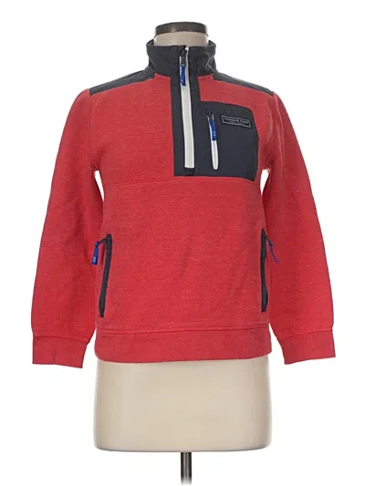 Pre-owned Vineyard Vines Fleece Jacket In Red