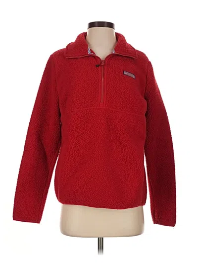 Pre-owned Vineyard Vines Fleece Jacket In Red