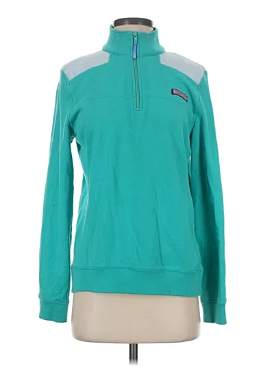 Pre-owned Vineyard Vines Fleece Jacket In Teal