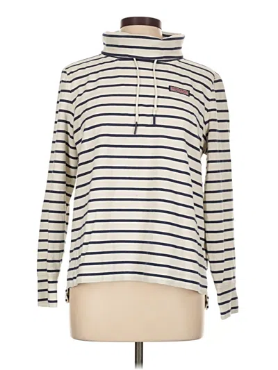 Pre-owned Vineyard Vines Fleece Jacket In White