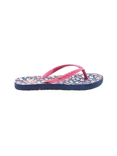 Pre-owned Vineyard Vines Kids' Flip Flops In Pink