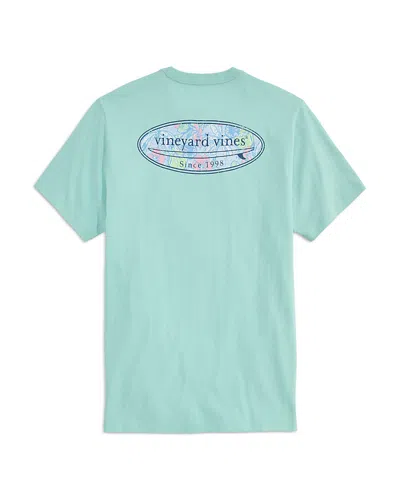 Vineyard Vines Florita Palm Short Sleeve Tee In Green