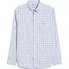 Vineyard Vines Forepeak Tattersall Check Performance Button-down Shirt In Blue