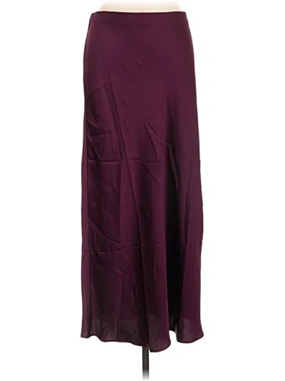 Pre-owned Vineyard Vines Formal Skirt In Burgundy