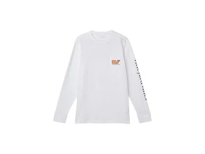Vineyard Vines Game Day Long Sleeve Pocket T-shirts (toddler/little Kid/big Kid) Boy's T Shirt White Cap : 6 Little