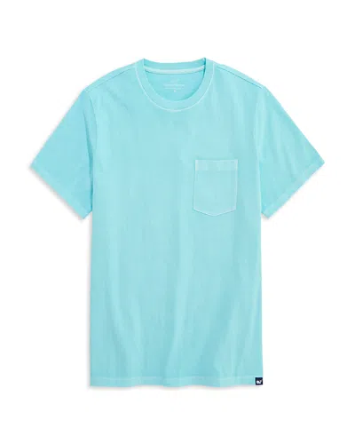 Vineyard Vines Garment Dyed Surf Pocket T-shirt In Blue