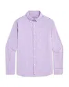 Vineyard Vines Gingham On-the-go Brrr Classic Fit Shirt In Aster Purple