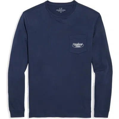 Vineyard Vines Golf Flag Graphic T-shirt In Blue