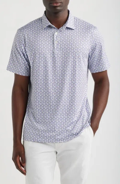 Vineyard Vines Golf Print Sankaty Performance Polo In Multi