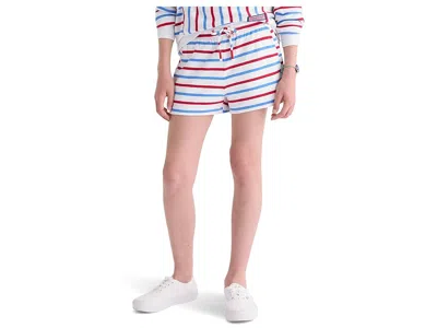 Vineyard Vines Graphic Dreamcloth Shorts (toddler/little Kid/big Kid) Girl's Shorts Red/white/blue Stripe: Sm (8-10