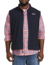 Vineyard Vines Harbor Fleece Zip-front Vest In Vineyard Navy