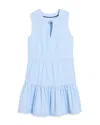 Vineyard Vines Harbor Seersucker Sundress In Seersucker Jake Blue