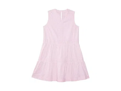 Vineyard Vines Harbor Tiered Dress (toddler/little Kid/big Kid) Girl's Dress Pink Blossom/watercolor : 2t, Nylon/sp