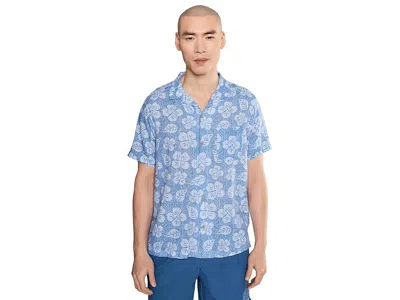 Vineyard Vines Hawaiian Punch Sbrz Short Sleeve Cb Shirt Men's Clothing Floral/coastline: Md In Blue