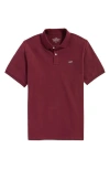 Vineyard Vines Heritage Pique Polo Shirt In Crimson