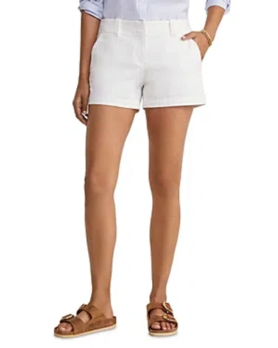 Vineyard Vines Herringbone 3.5 Shorts In White