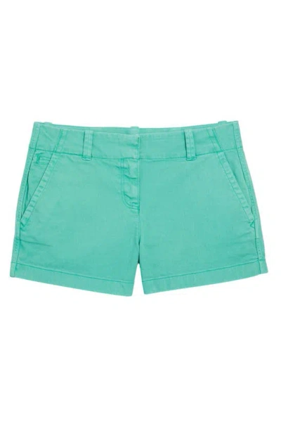 Vineyard Vines Herringbone Stretch Cotton Shorts In Gumdrop