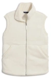 Vineyard Vines High Pile Fleece Vest In White