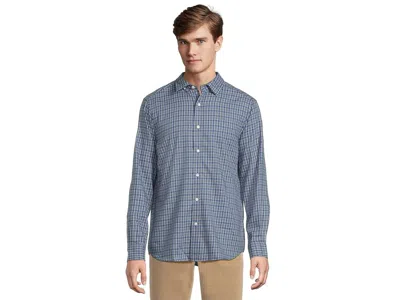 Vineyard Vines Kendrick Check Tech Twill Shirt In Blue