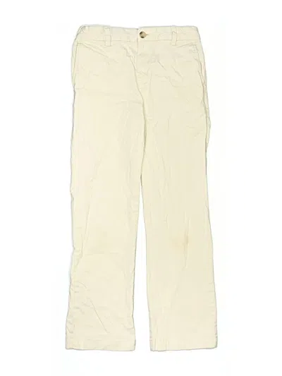 Pre-owned Vineyard Vines Kids' Khaki Pant In Ivory