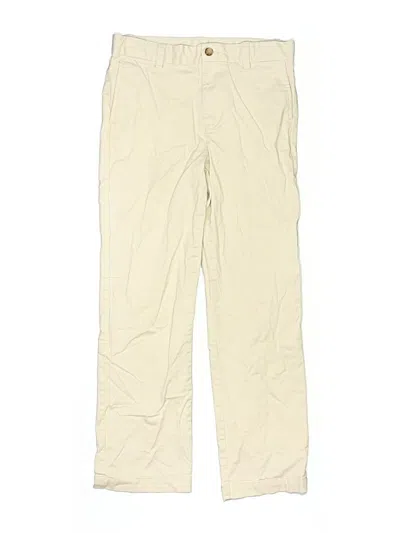 Pre-owned Vineyard Vines Kids' Khaki Pant In Ivory