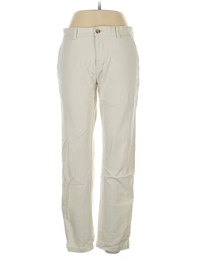 Pre-owned Vineyard Vines Khaki Pant In White