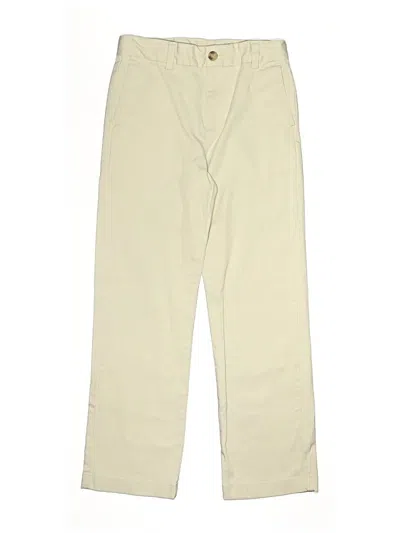 Pre-owned Vineyard Vines Kids' Khaki Pant In White