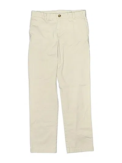 Pre-owned Vineyard Vines Kids' Khaki Pant In White