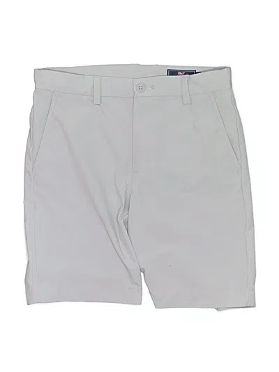 Pre-owned Vineyard Vines Kids' Khaki Shorts In Gray