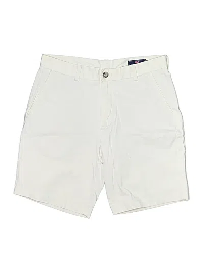 Pre-owned Vineyard Vines Khaki Shorts In White