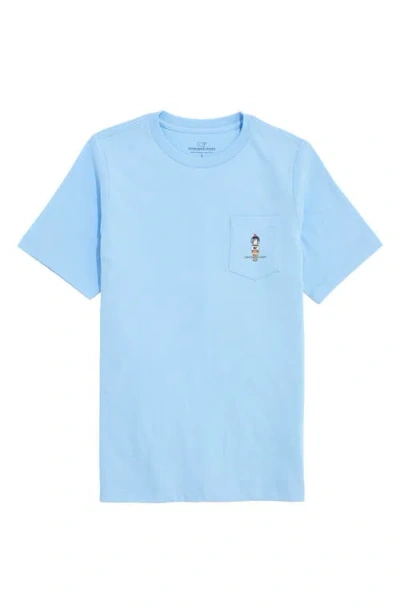 Vineyard Vines Kids' Baseball Ice Cream Cone Cotton Graphic T-shirt In Blue