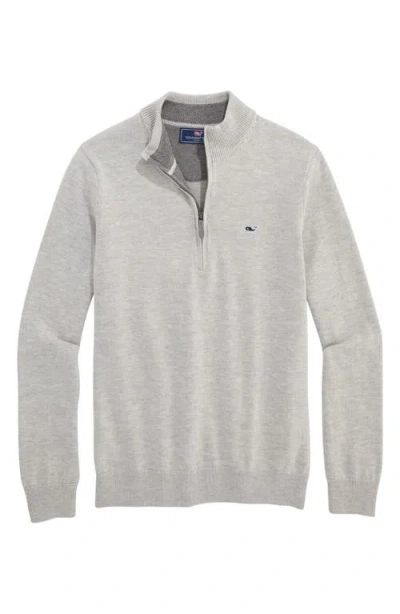 Vineyard Vines Kids' Boathouse Quarter-zip Pullover In Black