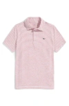 Vineyard Vines Kids' Little Boy's & Boy's Striped Polo In Resort Red Tejeda