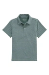 Vineyard Vines Kids' Bradley Stripe Stretch Polo In Green