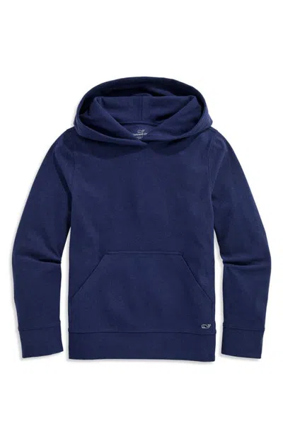 Vineyard Vines Kids' Calmwater Hoodie In Blue Blazer