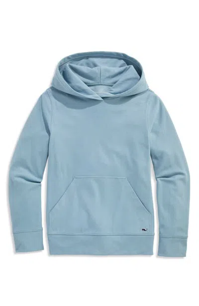 Vineyard Vines Kids' Calmwater Hoodie In Seacliff Blue