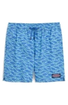 Vineyard Vines Kids' Chappy Swim Trunks In Blue