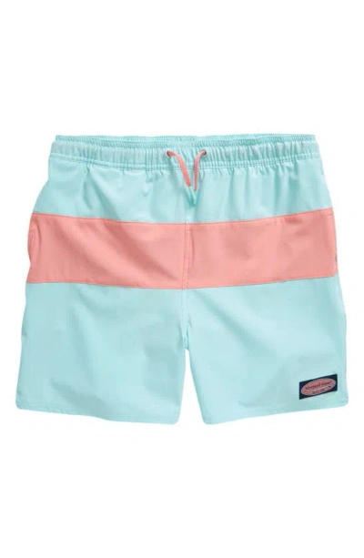 Vineyard Vines Kids' Little Boy's & Boy's Colorblock Swim Trunks In Island Paradise