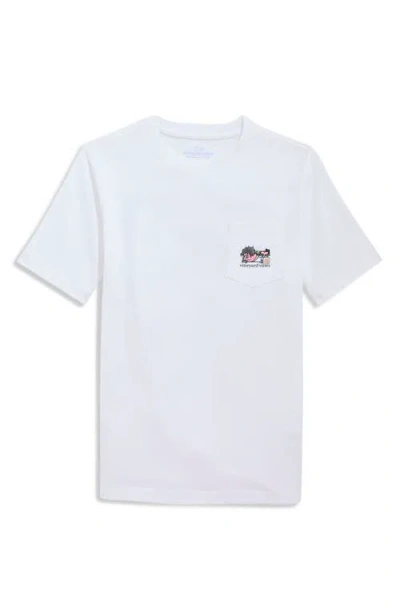 Vineyard Vines Kids' Dr. Frankenstein Graphic T-shirt In White