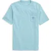 Vineyard Vines Kids' Drift Dye Pocket T-shirt In Blue